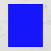Prospectus 11,4 Cm X 14,2 Cm Bleu (couleur solide) (Dos)