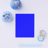 Prospectus 11,4 Cm X 14,2 Cm Bleu (couleur solide) (Simple)