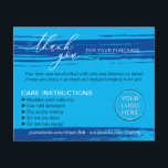 Prospectus 11,4 Cm X 14,2 Cm Bleu Merci de la Marine Conseils de lavage<br><div class="desc">Bleu Merci de la Marine Conseils de lavage</div>