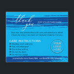 Prospectus 11,4 Cm X 14,2 Cm Bleu Merci de la Marine Conseils de lavage<br><div class="desc">Bleu Merci de la Marine Conseils de lavage</div>