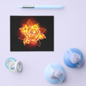 Prospectus 11,4 Cm X 14,2 Cm Blooming Fire Rose (Simple)
