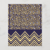 Prospectus 11,4 Cm X 14,2 Cm Blue Boho Elephant, Babysitter, Garderie, Nourritu (Dos)