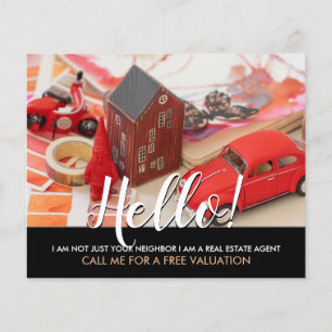 Prospectus 11,4 Cm X 14,2 Cm Bonjour Je ne suis pas votre voisin agent immobili