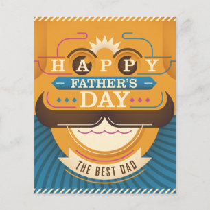 Prospectus 11,4 Cm X 14,2 Cm Bonne Fête des pères