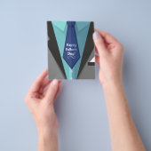 Prospectus 11,4 Cm X 14,2 Cm Bonne Fête des pères (main)