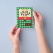 Prospectus 11,4 Cm X 14,2 Cm Bonne Fête des pères (main)