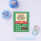 Prospectus 11,4 Cm X 14,2 Cm Bonne Fête des pères (Simple)