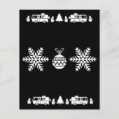 Prospectus 11,4 Cm X 14,2 Cm Bonne saison de Noël caravane (Dos)