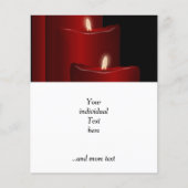 Prospectus 11,4 Cm X 14,2 Cm Bougies, rouge (Devant)