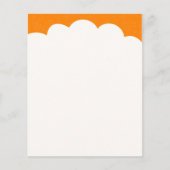 Prospectus 11,4 Cm X 14,2 Cm Bouts Cloud - Orange (Devant)