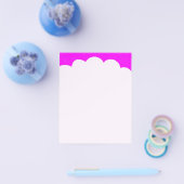 Prospectus 11,4 Cm X 14,2 Cm Bouts de nuage - Magenta (Simple)