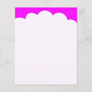 Prospectus 11,4 Cm X 14,2 Cm Bouts de nuage - Magenta