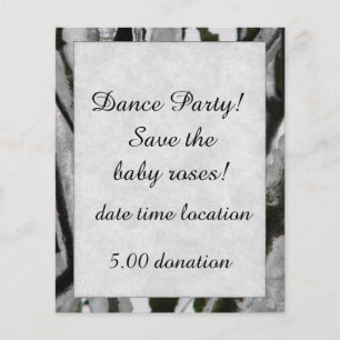 Prospectus 11,4 Cm X 14,2 Cm Branches de Rose glacé