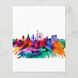 Prospectus 11,4 Cm X 14,2 Cm Brighton Skyline