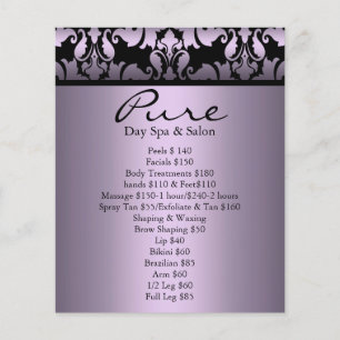 Prospectus 11,4 Cm X 14,2 Cm Broche pourpre Damask