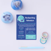 Prospectus 11,4 Cm X 14,2 Cm Brochure de randonnée (Simple)