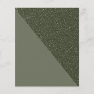 Prospectus 11,4 Cm X 14,2 Cm Brochure moderne Moss Green Texture