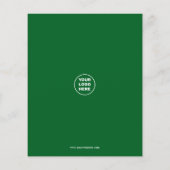 Prospectus 11,4 Cm X 14,2 Cm Brochure personnalisée modifiable pour entreprise  (Dos)