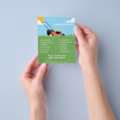 Prospectus 11,4 Cm X 14,2 Cm Brochure pour l'entretien de la pelouse (main)