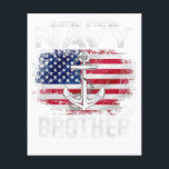 Prospectus 11,4 Cm X 14,2 Cm Brother de la marine américaine avec cadeau de dra<br><div class="desc">Brother de la marine américaine avec cadeau de drapeau américain</div>