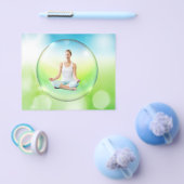 Prospectus 11,4 Cm X 14,2 Cm BUBBLY YOGA - Circulaire Customisée avec texte (Simple)