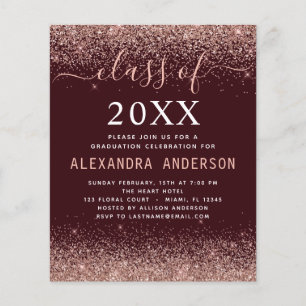 Prospectus 11,4 Cm X 14,2 Cm Budget 2022 Bourgogne Graduation Parties scintilla