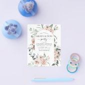 Prospectus 11,4 Cm X 14,2 Cm Budget 2022 Dusty Pink Graduation Floral (Simple)