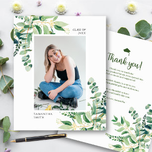 Prospectus 11,4 Cm X 14,2 Cm BUDGET 2023 Eucalyptus Carte de remerciements phot