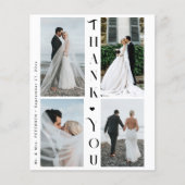 Prospectus 11,4 Cm X 14,2 Cm Budget 4 photo collage mariage merci (Devant)