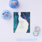 Prospectus 11,4 Cm X 14,2 Cm BUDGET Agate GRADUY Invitations Parties scintillan (Simple)