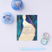 Prospectus 11,4 Cm X 14,2 Cm BUDGET Agate GRADUY Invitations Parties scintillan (Simple)