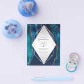 Prospectus 11,4 Cm X 14,2 Cm BUDGET Agate GRADUY Invitations Parties scintillan (Simple)