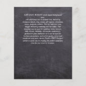 Prospectus 11,4 Cm X 14,2 Cm BUDGET Agate GRADUY Invitations Parties scintillan (Dos)