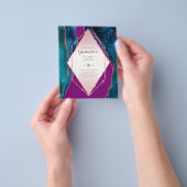 Prospectus 11,4 Cm X 14,2 Cm BUDGET Agate GRADUY Invitations Parties scintillan (main)