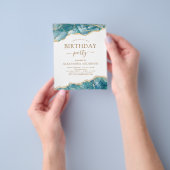 Prospectus 11,4 Cm X 14,2 Cm Budget Agate Turquoise Anniversaire (main)