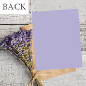 Prospectus 11,4 Cm X 14,2 Cm Budget baptême lavande eucalyptus invitation