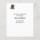 Prospectus 11,4 Cm X 14,2 Cm Budget Best Man Groomsman proposition amusante (Dos)