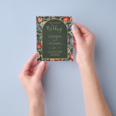 Prospectus 11,4 Cm X 14,2 Cm BUDGET Bilingue Espagnol Anglais Boda Mariage (main)