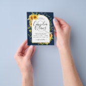 Prospectus 11,4 Cm X 14,2 Cm BUDGET Bilingue Mariage espagnol Boda (main)