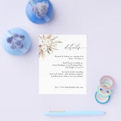 Prospectus 11,4 Cm X 14,2 Cm Budget Blanc Floral Boho été (Simple)