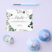 Prospectus 11,4 Cm X 14,2 Cm Budget Botanique Verdure Mariage du feuillage (Simple)