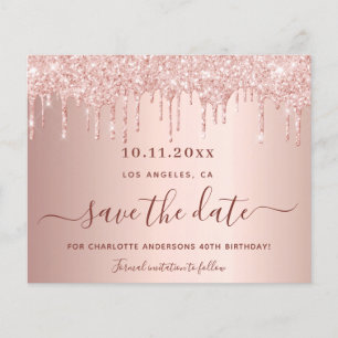 Prospectus 11,4 Cm X 14,2 Cm Budget de la parties scintillant du rose de brouss