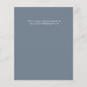 Prospectus 11,4 Cm X 14,2 Cm BUDGET Eucalyptus Mariage de verdure (Dos)