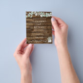 Prospectus 11,4 Cm X 14,2 Cm Budget Eucalyptus Rustic Wedding Invitations (main)