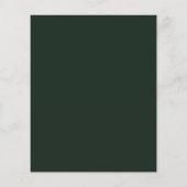 Prospectus 11,4 Cm X 14,2 Cm Budget Eucalyptus Vert Mariage Invitations (Dos)