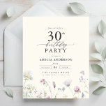 Prospectus 11,4 Cm X 14,2 Cm Budget Floral 30e anniversaire Invitation<br><div class="desc">Célébrez dans le style avec une calligraphie fleurie jardin 30e anniversaire invitation, parfait pour un évènement marquant. Avec ses motifs floraux vibrants et son élégante calligraphie, cette invitation donne un ton fantaisiste mais sophistiqué à votre célébration. Le thème du jardin luxuriant mêle beauté naturelle et typographie gracieuse, créant un look...</div>