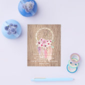 Prospectus 11,4 Cm X 14,2 Cm BUDGET Flyer Papier Invitations Mariage BOHO (Simple)