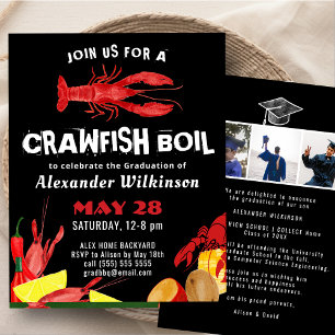 Prospectus 11,4 Cm X 14,2 Cm BUDGET Fun Crawfish Bouillir GRAD 3 Photo Invitati