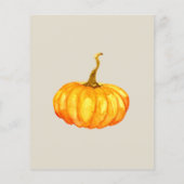 Prospectus 11,4 Cm X 14,2 Cm Budget Halloween citrouille de sculpture invitatio (Dos)