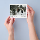 Prospectus 11,4 Cm X 14,2 Cm Budget Happy Holidays Instant Photo Flyer (main)